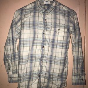 Old Navy Plaid Button Down Long Sleeve